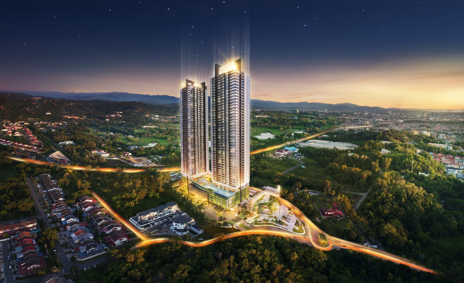 Jesselton Twin Towers 360° Virtual Tour Available