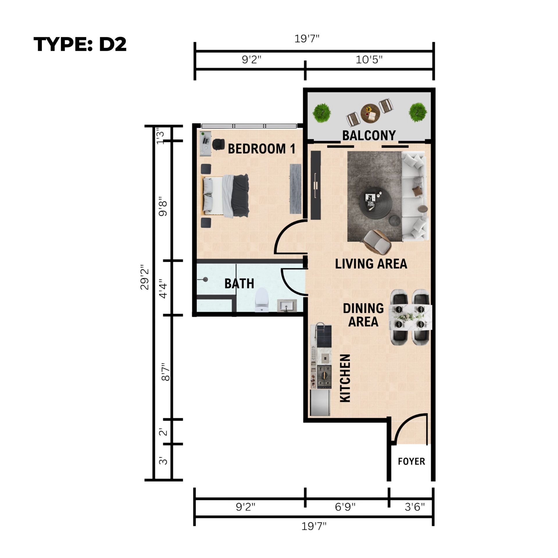 Alam Pesona Phase 2 Type D2 floor plan